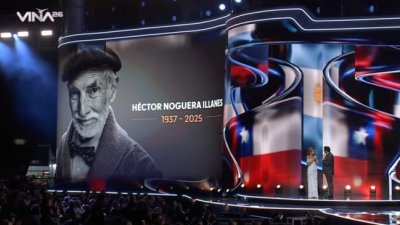 "Una estrella que nos ilumina": El sensible homenaje a Tito Noguera en la primera noche del Festival de Viña del Mar