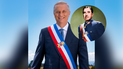 El último que lo usó fue Pinochet: Buscan que Kast cambie la imagen del retrato oficial por uso de escudo