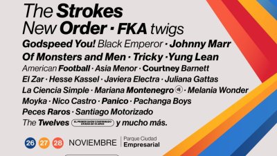 Se suman a The Strokes: New Order, FKA twigs y Johnny Marr serán parte del festival Fauna Primavera 2026