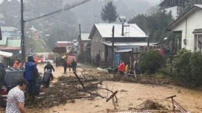 Corral es la comuna más afectada por intenso sistema frontal que afecta a la región de Los Ríos
