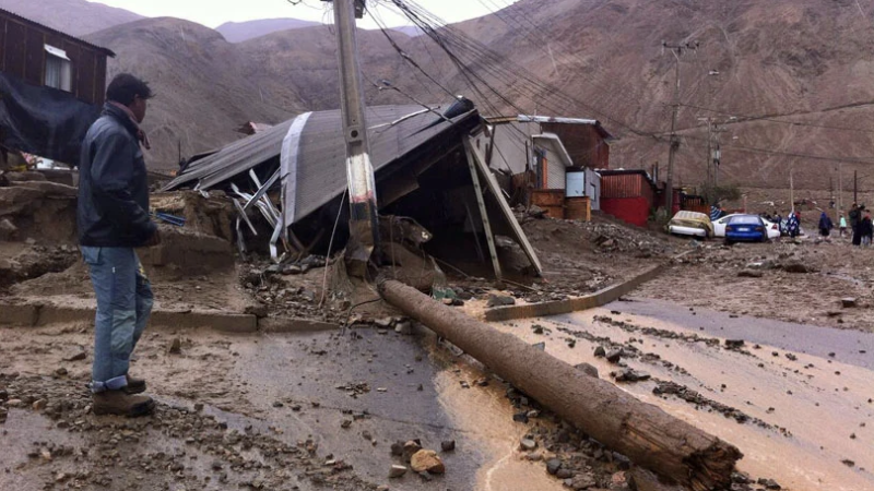 Gobierno declaró estado de excepción por catástrofe en Tocopilla en medio de fuerte temporal