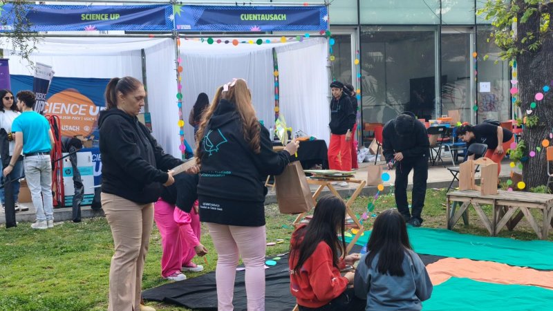 Festival de Ciencia Usach acercó el conocimiento a la comunidad y abrió sus puertas a futuros estudiantes